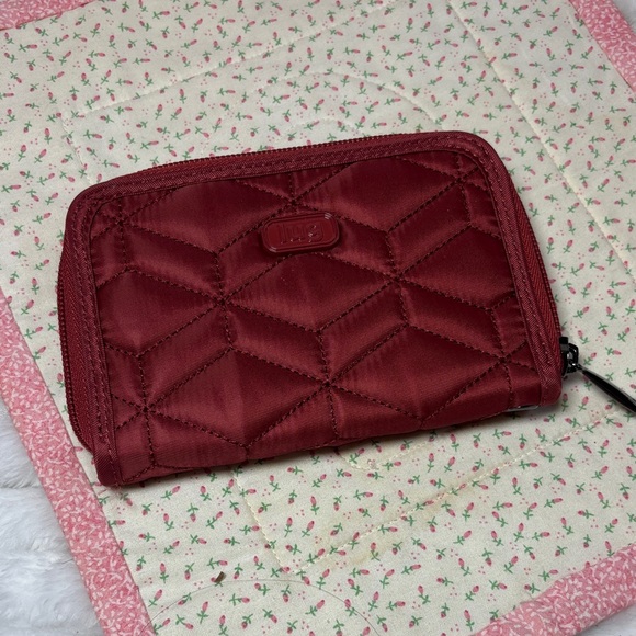 lug Handbags - Lug Rodeo Wallet Raspberry Quilted Like New
